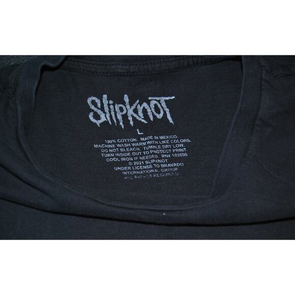 Slipknot Large Black Crop Top - Picture 5 of 6